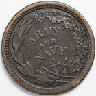 1861-1864 Army   Navy   Federal Union Preserved Civil War Token Cwt
