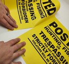 Posted No Hunting  No Trespassing Signs  Printed On Quality Usa Made Vinyl