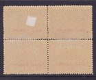 Tasmania 1912 2d Violet  one Penny  Surcharge Block  4  Mint mh Sg 260  rd127b 