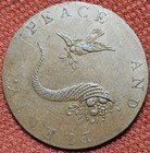 1790 Britain Norfolk Peace Inity Condor Half Penny Token Dh 26 Au
