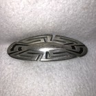 Vintage Danforth Pewter Barrette Hair Clip Geometric Design   unsigned  
