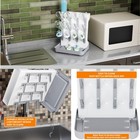 Suoxing Vertical Baby Bottle Drying Rack space Saving Countertop Baby Drying