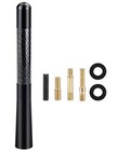 Short Car Antenna Mast Carbon Fiber Truck Vehicle Replacement Antenna 4 7 Black