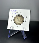 1919 C Canada Newfoundland 25 Cents Silver Coin Km 17