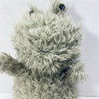 Jellycat Little Fuzzy Green Frog 6 5    Beanbag Bottom Plush Stuffed Dmg Eye Toy