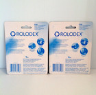 Lot Of 2 Genuine Rolodex Plain Rotary File Cards 67558 White Unruled 100 pk New