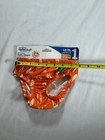 Swimschool Reusable Swim Diaper Months 13-18 Lbs Orange Small Flaw