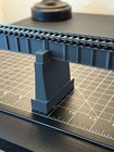 Steel Girder Box Style Bridge 19 3 4    Long  3 25   high To Bed  Concrete Abutments