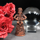 Frigga Statue - Frigg Figurine Wood Finish - Norse Hearth Goddess Viking Decor