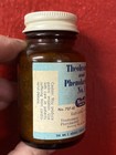Vintage Empty Merrel Phenobarbital Narcotic Drug Glass Medicine Bottle   Label