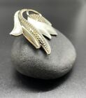 Jacob Tostrup Sterling Silver Enamel Tulip Brooch Pin Norway Signed Ex Cond