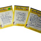 Aunt Martha Hot Iron Transfers Yellow New Vintage Embroidery Patterns Chickens