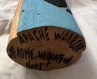 Jerome Nequatewa Native American Hopi Wood Carved Apache Warrior Sculpture 8 1 2