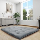 Full Size Japanese Futon Floor Mattress 54  X 80  Portable Roll Up Sleeping Pad
