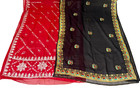 Woven Saree Indian Vintage Craft Fabric Used Dressmaking Material 2 Lot Sari 5yd