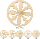 20pcs Wooden Spinning Tops - Hollow Diy Gyroscope Kids Painting Toys