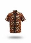 Men   s Short Sleeve Button-up Casual African Shirts Chest 46 Inch Xl