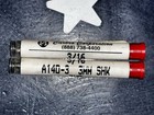 Two Carbro 3 16    Solid Carbide Bur A14d-3 3mm Shank    Two Burs