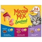 Meow Mix Seafood Selections Wet Cat Food Variety Pack 2 75 Oz 48 Cups