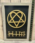 Rare 2006 H i m  Heartagram Wall Decor Art - Original Piece  Very Uncommon