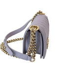 Chanel Caviar Quilted Small Boy Flap Purple