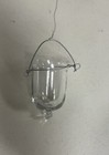  set Of 12  Hanging Votive Tea Light Holders  Clear Glass  Wire Hangers Included