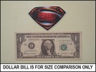 Fridge Fun Refrigerator Magnet Superman Man Of Steel Movie Logo Die-cut -vrsn A-