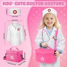 Doctor Kit For Kids Girls  Wooden Kids Dentist Play Set  Doctor Play Set Pretend