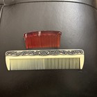 Vintage Style Vanity Comb And Hair Comb Sterling Silver