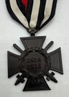 Ww1 Imperial German 1914-1918 Hindenburg Cross W  Swords Medal Service Award