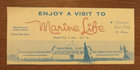 Vintage Travel Brochure - Marine Life  South Dakota - Excellent Condition