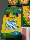 School Supplies Lot Crayola Colored Pencils Markers Pencils Crayons Glue Sticks