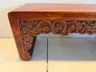 Chinese Carved Camphor Wood Oriental Meditation Table