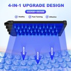 4-head Tanning Lamp 360   Rotation Tanning Machine 432 Leds Blue Light  60w