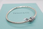Gifttlfany coknot Bangle 18k white Gold Diamond