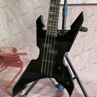 Electric Bass Guitar 4 Strings Solid Body Rosewood Fretboard Black Hardware