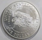 1997-s Jackie Robinson Baseball Commemorative Uncirculated Silver Dollar  1 Coin