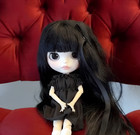 Blythe Doll Black Hair Nude Body 4 Color Changing Eyes Matte White Face 1 6 Bjd
