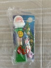 3 Flix Like Pez Dispensers 2 Santa And 1 Halloween Skull Htf Moc