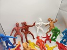 Louis   Marx And Other Unmarked Plastic Figures Lot Of 24 Sold As Is