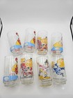  Set Of 8 Vintage 1977 Mcdonald s Mcdonaldland Action Series Glasses Mint 
