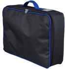 Stackable Protective Boot Case - Black With Blue Or Purple Binding