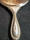 Antique  g silver  Smooth Handheld Vanity Mirror 