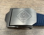 Bsa Boy Scouts Of America Tiger Cub Scout Blue Belt W  Silver Buckle S m 30 