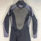Aqua Lung Wetsuit Womens Sz 8 Black 3mm Full Hydro Aqua-flex Floral Back Zip