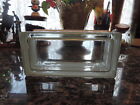 Glass Block By Weck  New  4 X 8 X 3-1 8  Clear See Through 1 Block Made Germany 