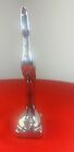 Heron  Ceramic Porcelain Bird  Figurine Art Deco 1930s Mcm 11 25   silver   Chrome