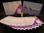 Hawaiian Airlines Airbus A321 Trading Cards - Set Of 25 - Free Shipping