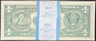 100 Us One Notes 2021  1 Dollar Bills Unc  sequential  Consecutive  -  100 Total