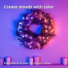 Twinkly Pre-lit Wreath     App-controlled Led Christmas Wreath Ecomm-open Box